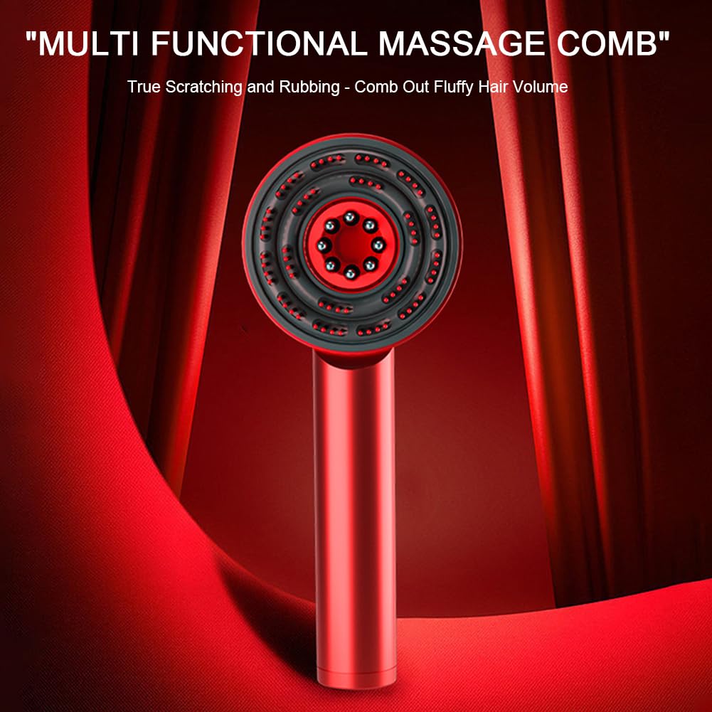 Multi-Functional Electric Massage Comb – 3-in-1 Hair Volumizer & Scalp Relaxer and massager